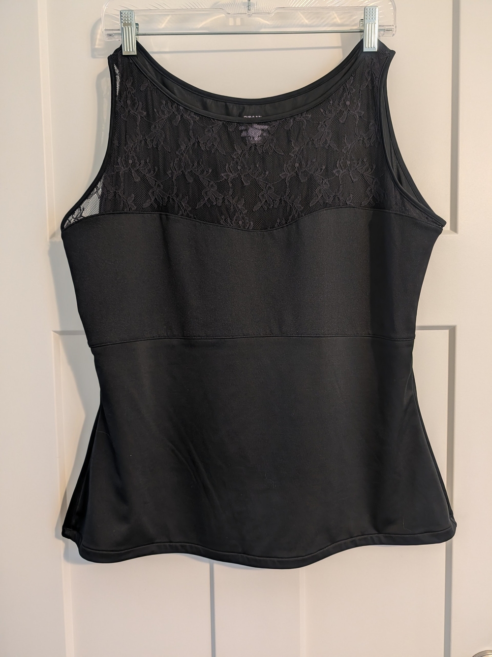 SPANX By Sara Blakely 3X Black Shapewear Top
